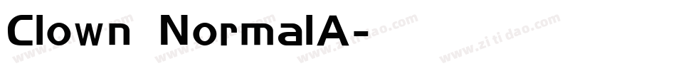 Clown NormalA字体转换